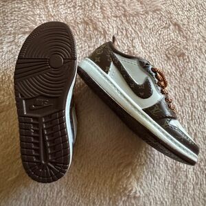 Labubu Nike X LV Brown and White sneakers